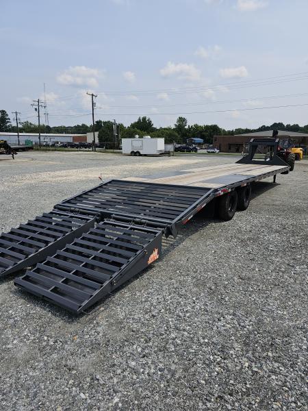 New 2026 Down to Earth 15.5K 25' GOOSENECK W/ DOVE AND FULL WIDTH RAMPS