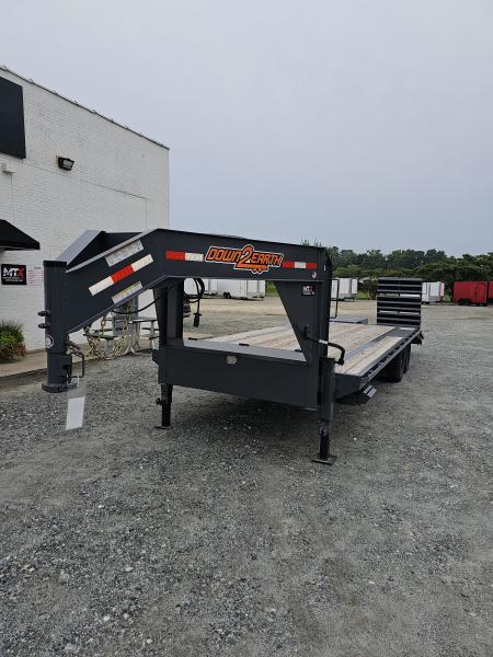 New 2026 Down to Earth 15.5K 25' GOOSENECK W/ DOVE AND FULL WIDTH RAMPS