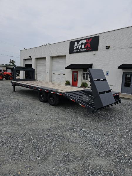 New 2026 Down to Earth 15.5K 25' GOOSENECK W/ DOVE AND FULL WIDTH RAMPS