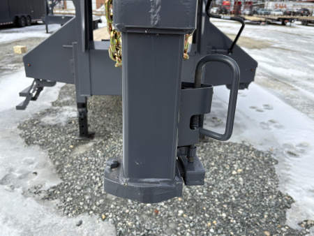 New 2026 Down 2 Earth Trailers 40' 23.5K Gooseneck Flatbed Dual Tandem w/ 5' Dove and Real Steel Ramps