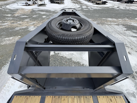 New 2026 Down 2 Earth Trailers 40' 23.5K Gooseneck Flatbed Dual Tandem w/ 5' Dove and Real Steel Ramps