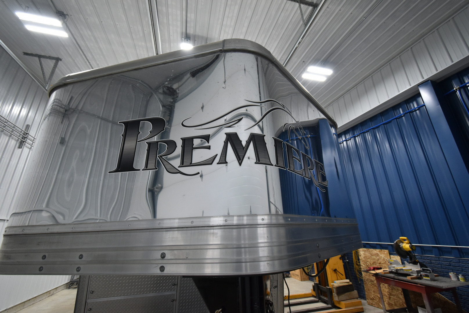 Used 2016 Bison Trailers Premiere Horse Trailer