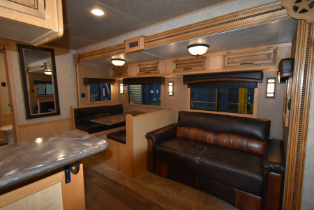 Used 2016 Bison Trailers Premiere Horse Trailer