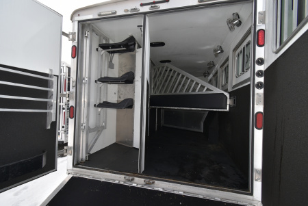 Used 2016 Bison Trailers Premiere Horse Trailer