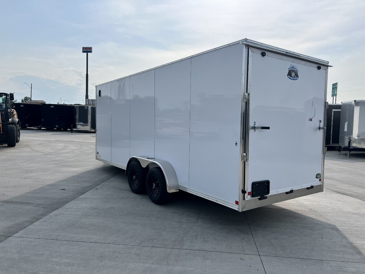 New 2026 Bighorn R&M 7x20+2’V 7K SUPERIOR QUALITY Contractor Model Rear Ramp Enclosed Cargo Trailer
