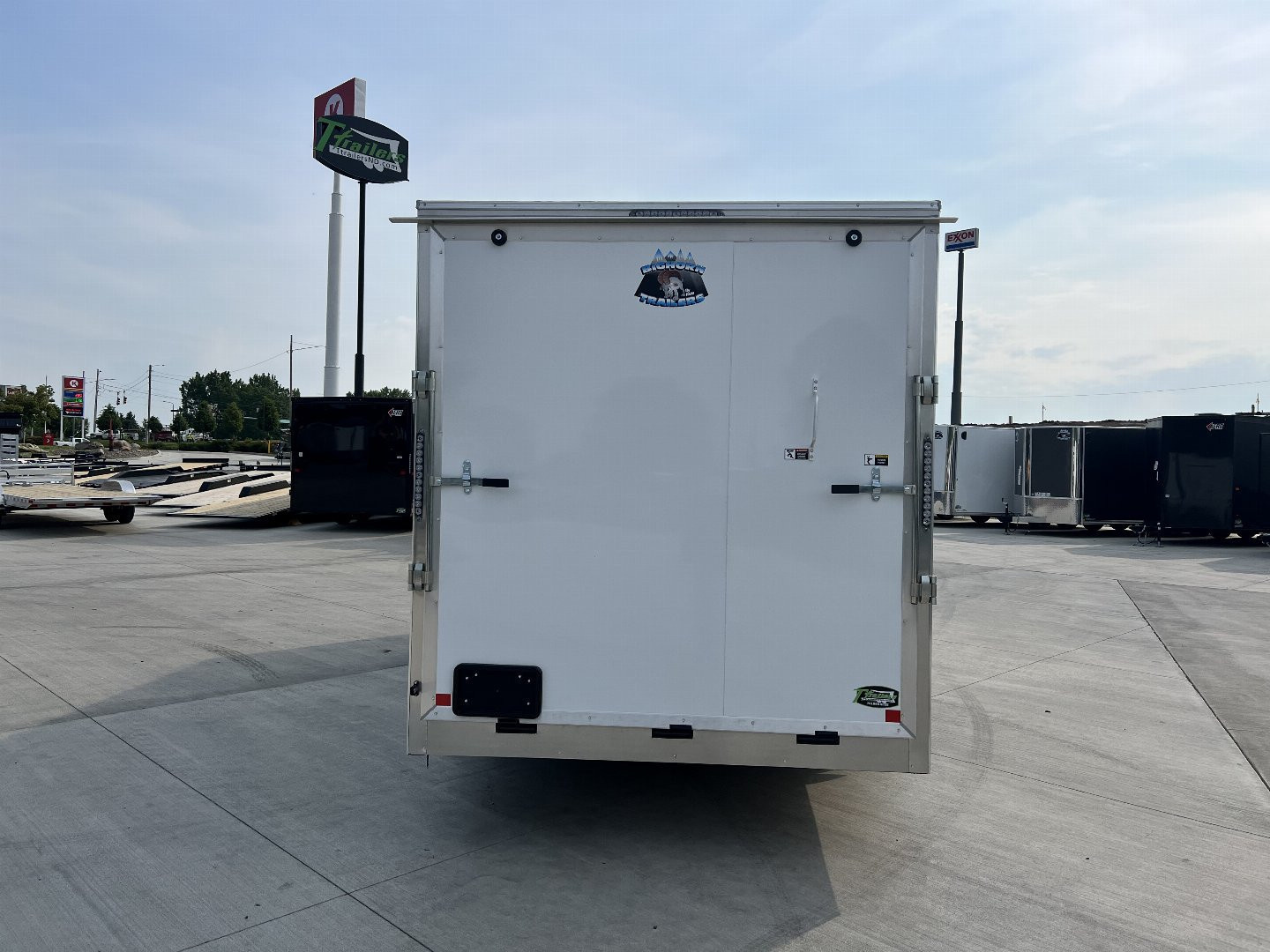 New 2026 Bighorn R&M 7x20+2’V 7K SUPERIOR QUALITY Contractor Model Rear Ramp Enclosed Cargo Trailer