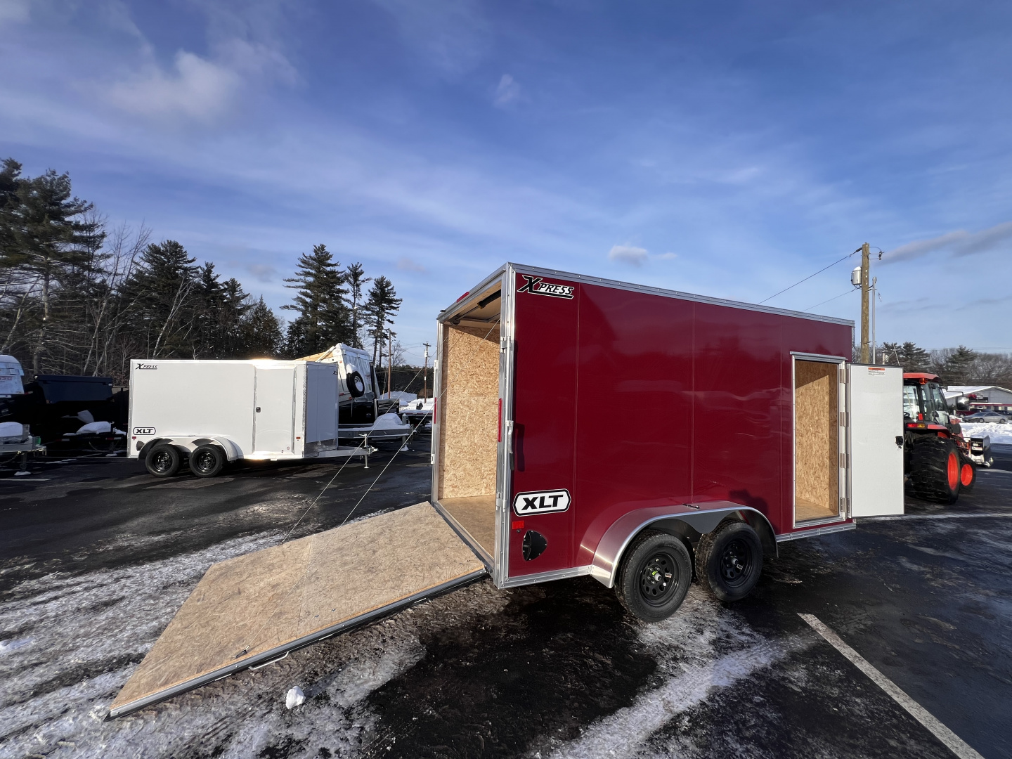 New 2026 High Country 7x14 + 18" V-Nose/ XLT Aluminum trailer / 7'interior -7000GVW