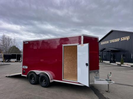 New 2026 High Country 7x14 + 18  V-Nose/ XLT Aluminum trailer / 7'interior -7000GVW
