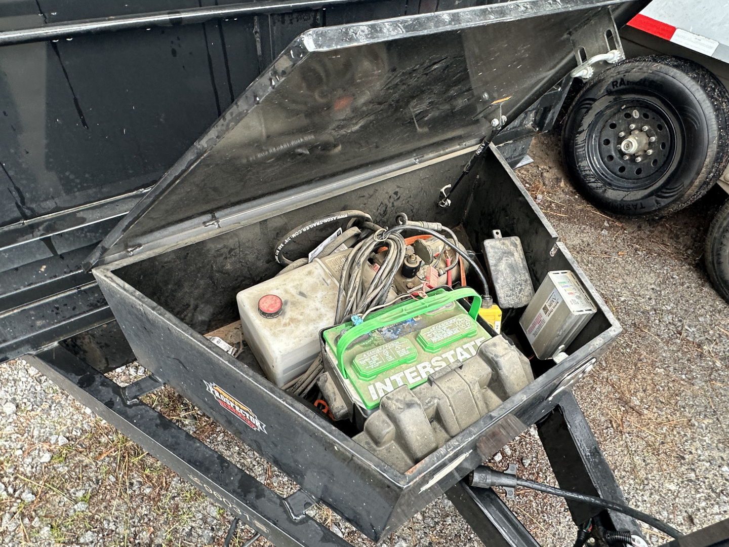 New USED 2024 COVERED WAGON 10K 6X12 DUMP TRAILER WITH 2' WALLS ($610 DOWN ON RTO CONTRACT)