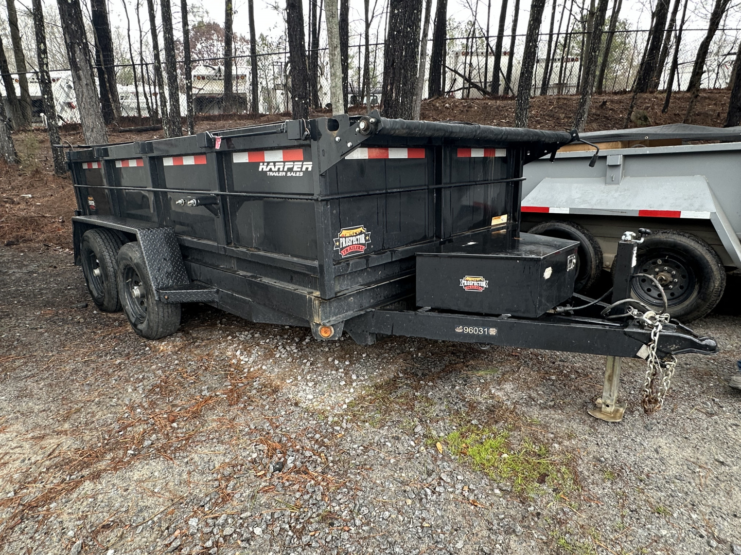 New USED 2024 COVERED WAGON 10K 6X12 DUMP TRAILER WITH 2' WALLS ($610 DOWN ON RTO CONTRACT)
