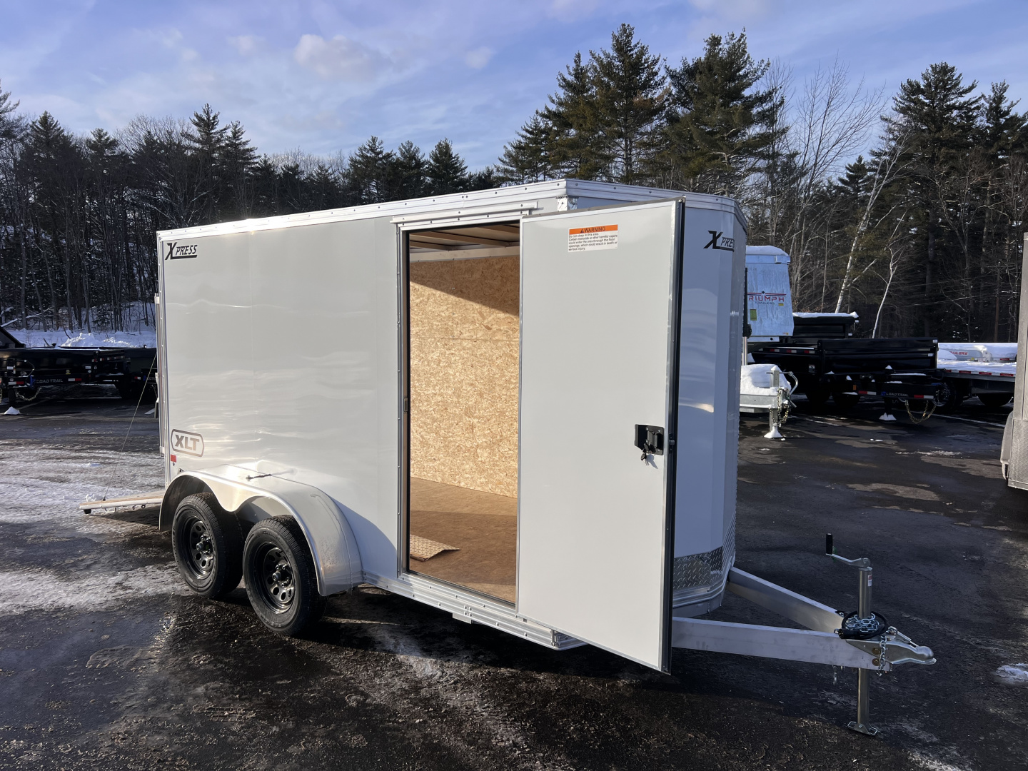 New 2026 High Country 6x12+ 18" V-Nose/ XLT Aluminum trailer / 6'6" interior -7000GVW