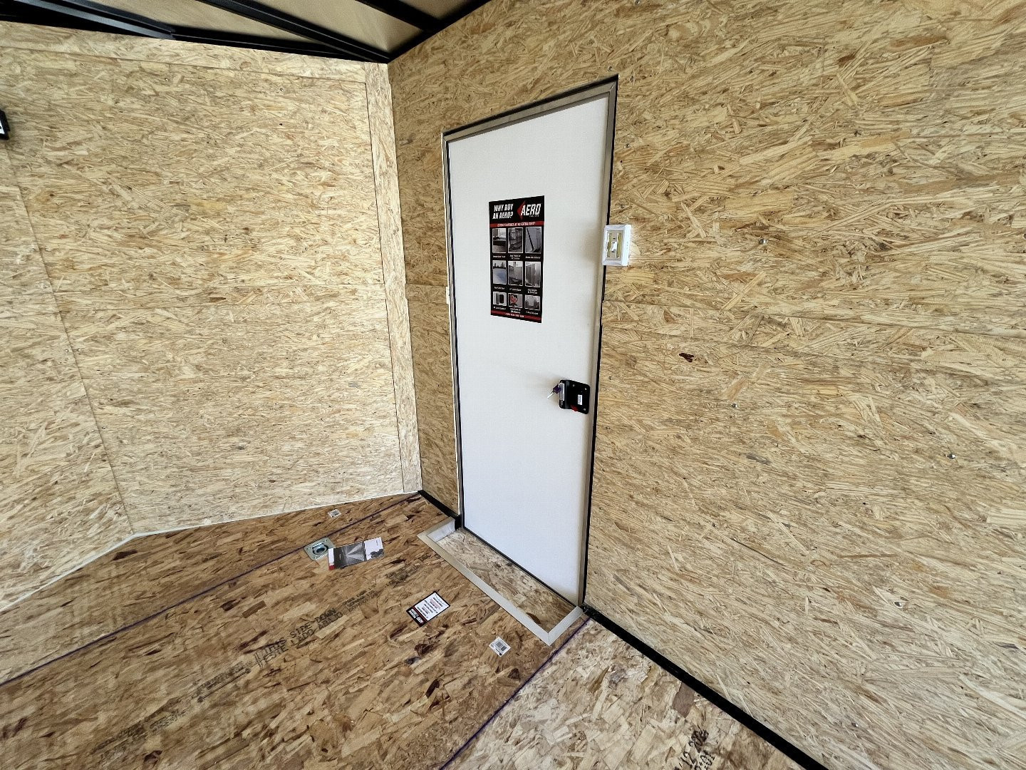 New NEW 2026 AERO 8.5x20 +2’V, 7’ TALL, 3/8 wood walls QUALITY Enclosed Rear Ramp Car Hauler Cargo Trailer