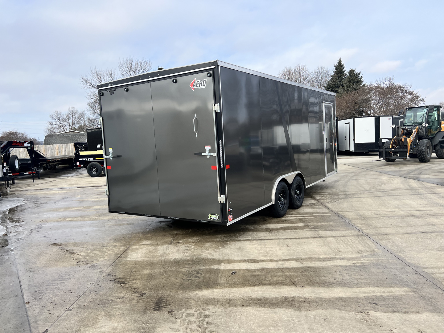 New NEW 2026 AERO 8.5x20 +2’V, 7’ TALL, 3/8 wood walls QUALITY Enclosed Rear Ramp Car Hauler Cargo Trailer