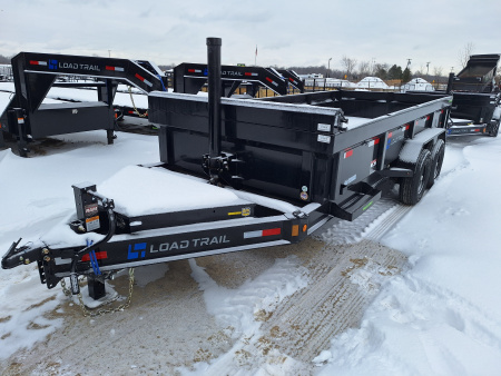 New 2026 Load Trail 83x16 Telescopic Dump Trailer W/ 7 GA Floor