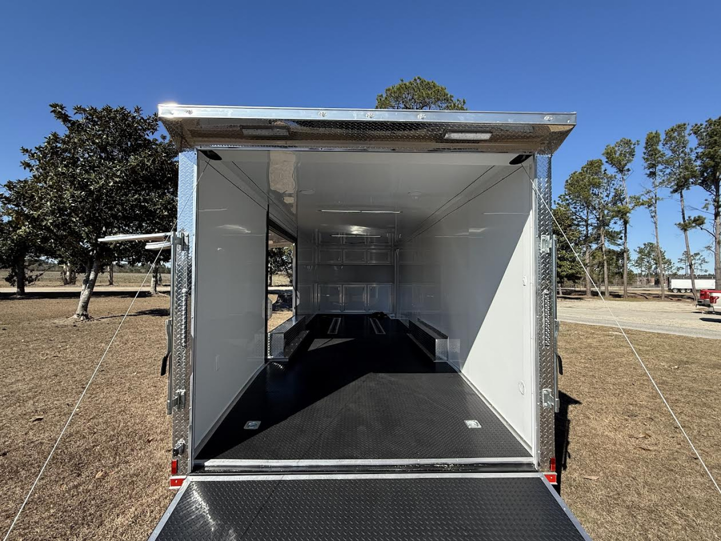 New 8.5x28 Enclosed Car Hauler Race Trailer | Titanium Cargo Trailer