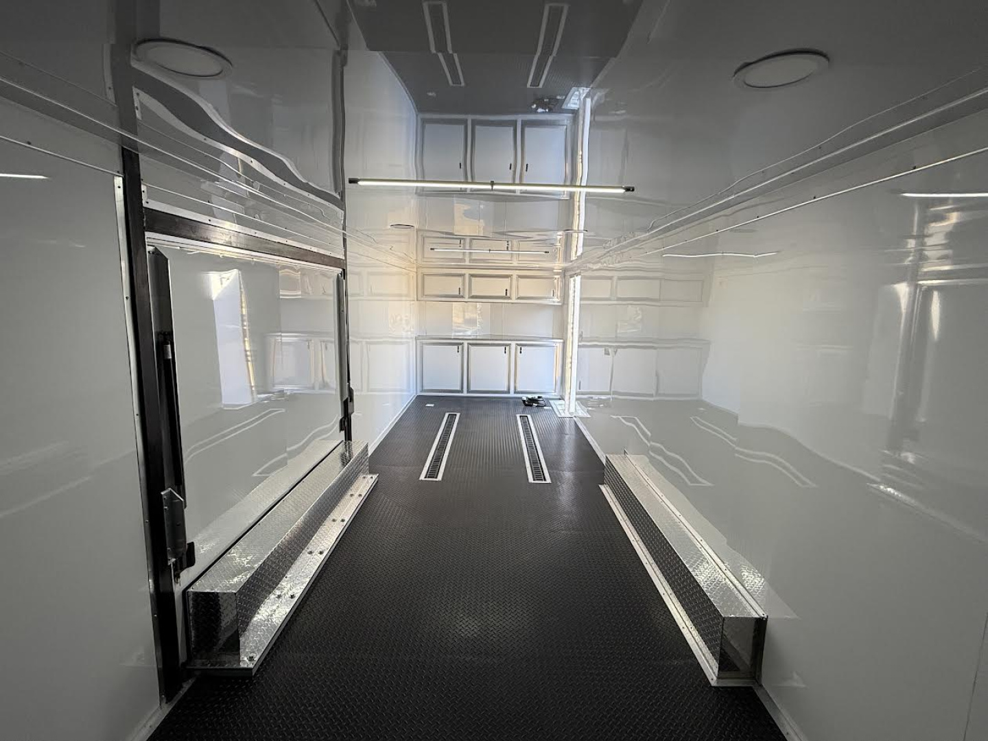 New 8.5x28 Enclosed Car Hauler Race Trailer | Titanium Cargo Trailer