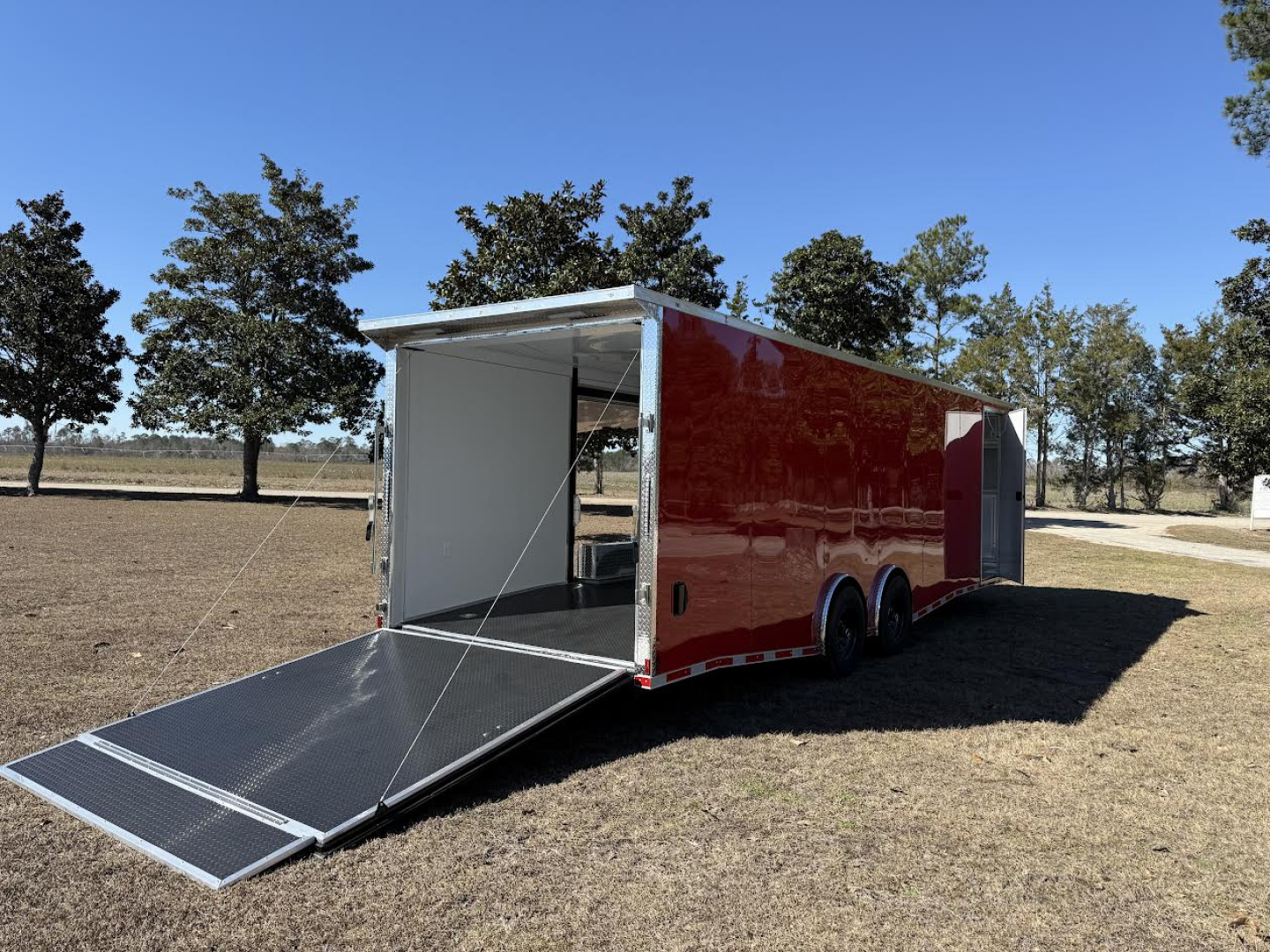 New 8.5x28 Enclosed Car Hauler Race Trailer | Titanium Cargo Trailer