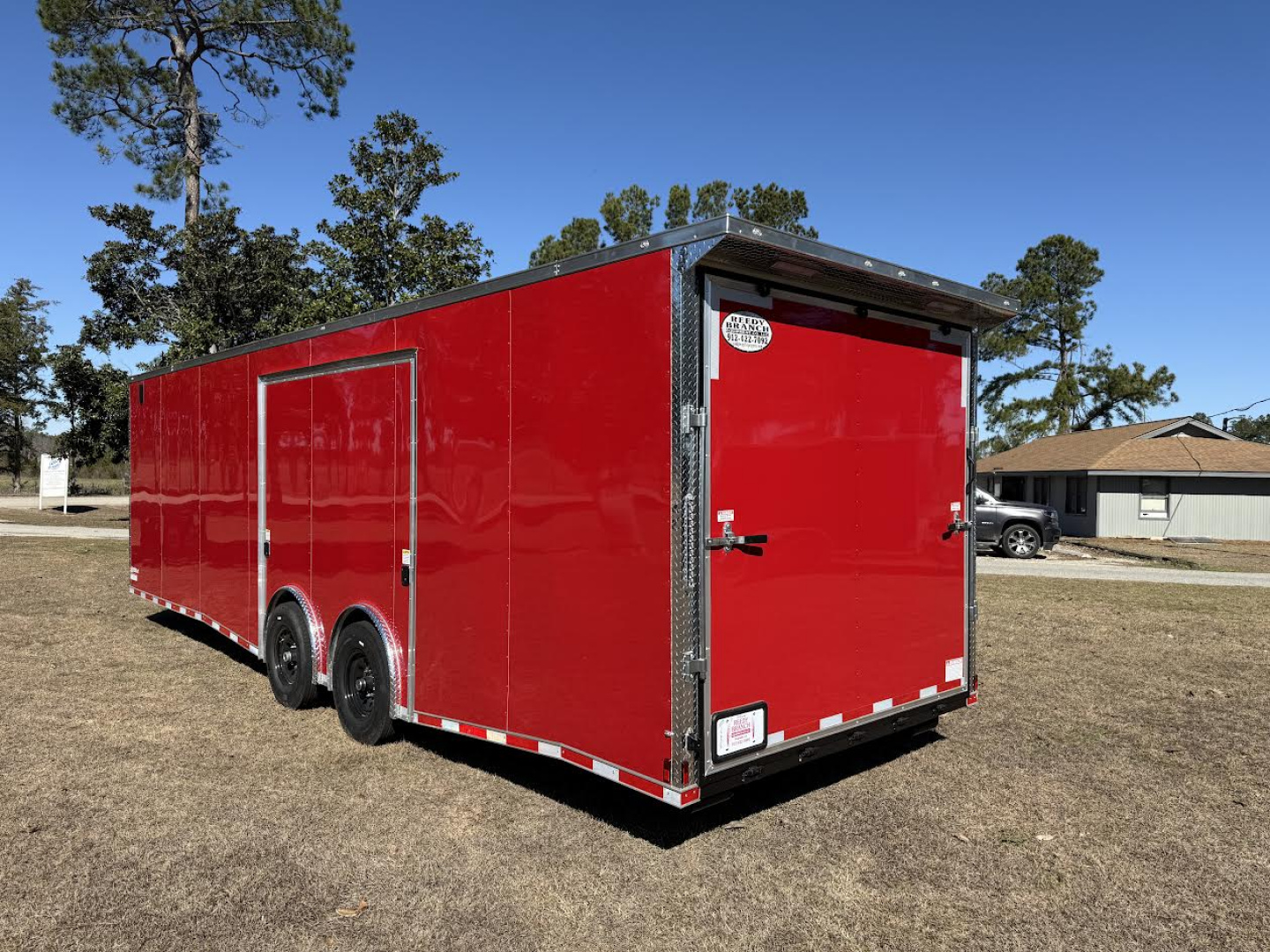 New 8.5x28 Enclosed Car Hauler Race Trailer | Titanium Cargo Trailer