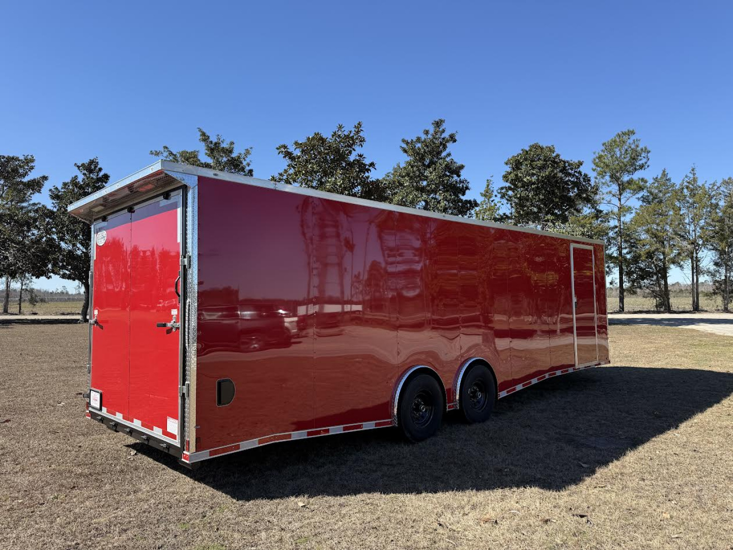 New 8.5x28 Enclosed Car Hauler Race Trailer | Titanium Cargo Trailer