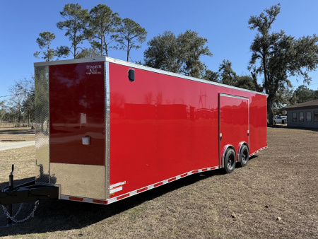 New 8.5x28 Enclosed Car Hauler Race Trailer | Titanium Cargo Trailer