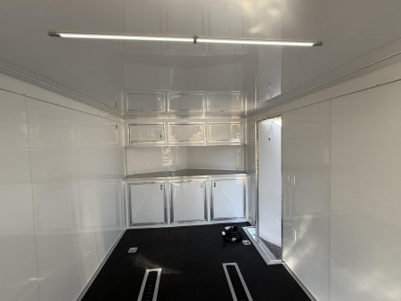 New 8.5x28 Enclosed Car Hauler Race Trailer | Titanium Cargo Trailer