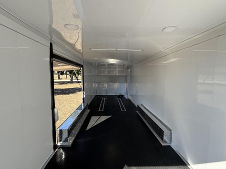 New 8.5x28 Enclosed Car Hauler Race Trailer | Titanium Cargo Trailer