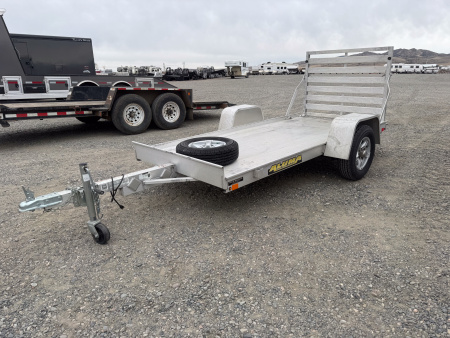 Used 2024 Aluma 10' ALUMINUM Utility Trailer