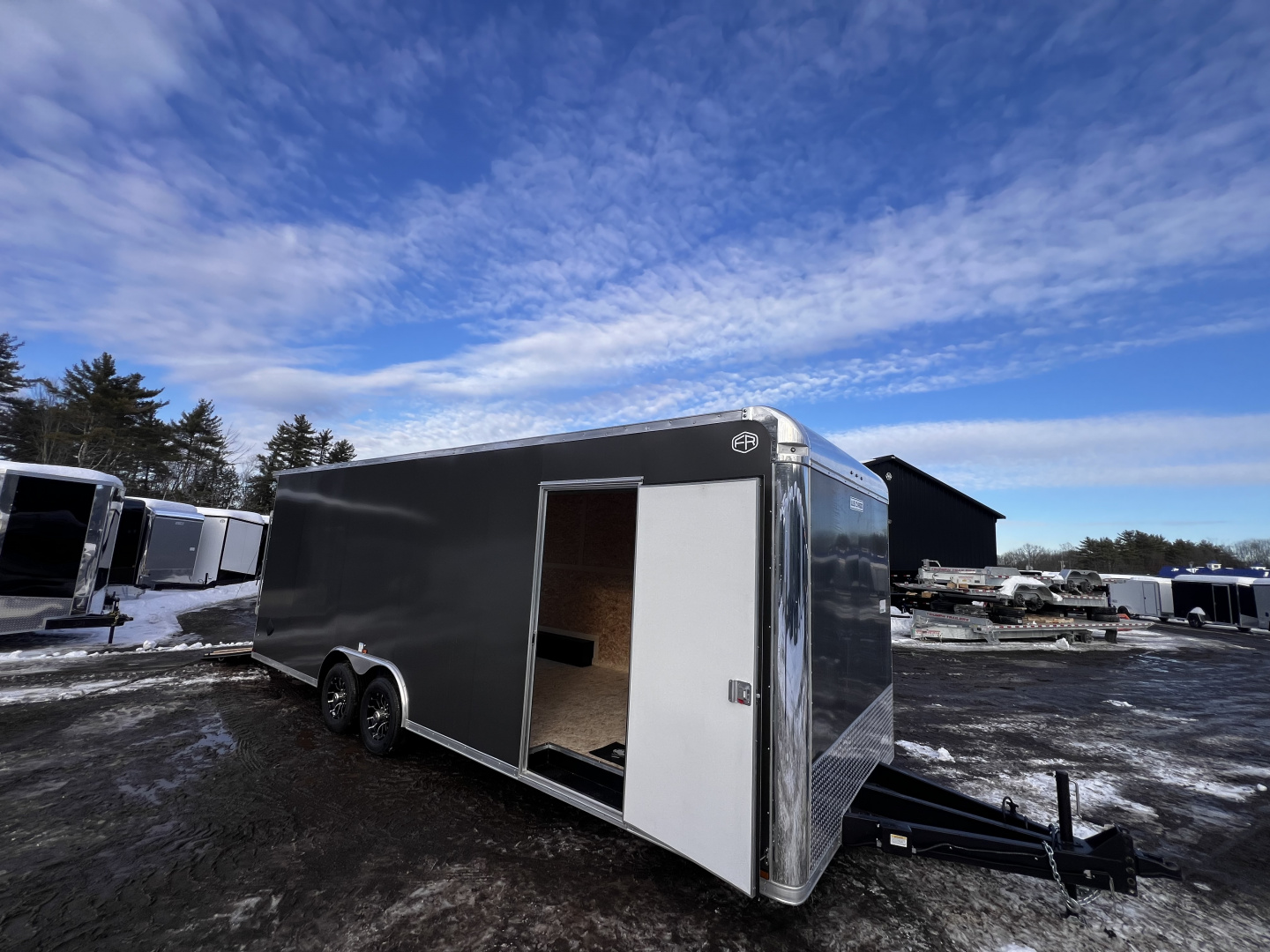 New 2026 US Cargo 8.5x24 Flat Front w/ Cast Corners / 7'6 interior height/ Polycore/ Ext tongue - 9990GVW