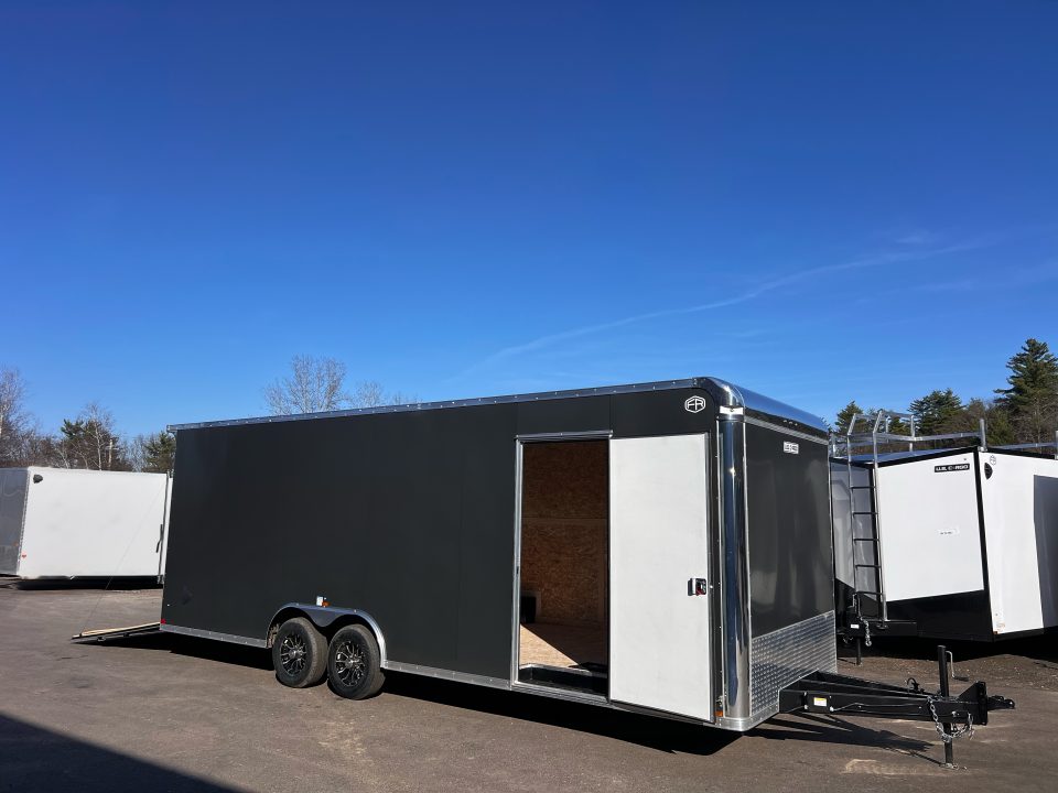 New 2026 US Cargo 8.5x24 Flat Front w/ Cast Corners / 7'6 interior height/ Polycore/ Ext tongue - 9990GVW