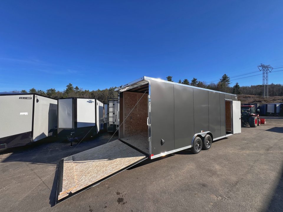 New 2026 US Cargo 8.5x24 Flat Front w/ Cast Corners / 7'6 interior height/ Polycore/ Ext tongue - 9990GVW