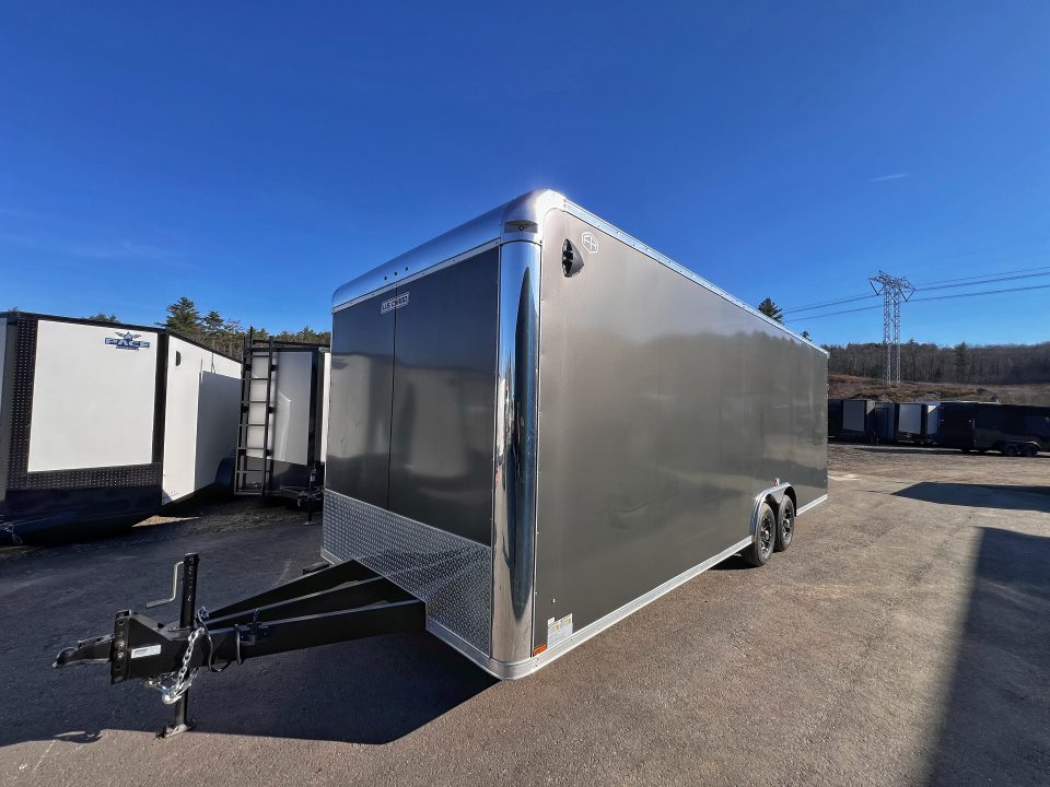 New 2026 US Cargo 8.5x24 Flat Front w/ Cast Corners / 7'6 interior height/ Polycore/ Ext tongue - 9990GVW