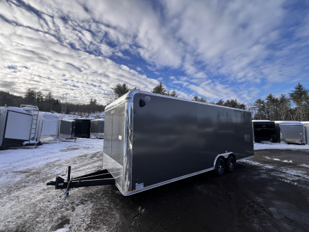 New 2026 US Cargo 8.5x24 Flat Front w/ Cast Corners / 7'6 interior height/ Polycore/ Ext tongue - 9990GVW