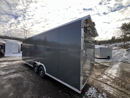 New 2026 US Cargo 8.5x24 Flat Front w/ Cast Corners / 7'6 interior height/ Polycore/ Ext tongue - 9990GVW