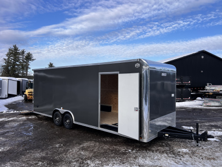 New 2026 US Cargo 8.5x24 Flat Front w/ Cast Corners / 7'6 interior height/ Polycore/ Ext tongue - 9990GVW