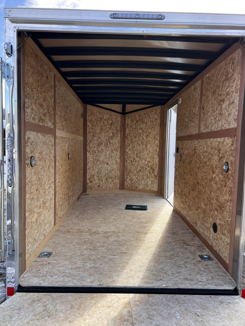 New 2026 US Cargo 6X12 + 2ft V nose/ Ramp Door / 6'6" interior/Polycore/ Ext. Tongue - 2990gvw