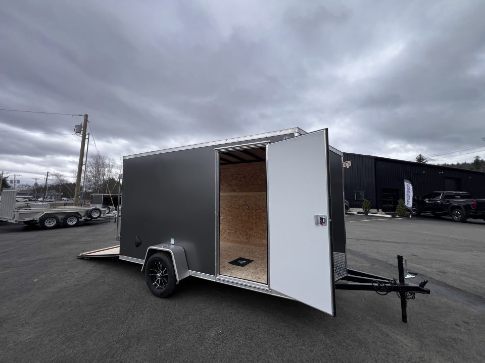New 2026 US Cargo 6X12 + 2ft V nose/ Ramp Door / 6'6" interior/Polycore/ Ext. Tongue - 2990gvw