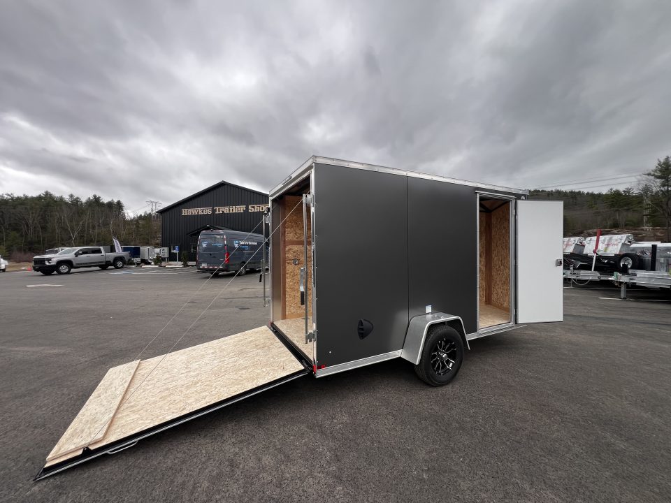 New 2026 US Cargo 6X12 + 2ft V nose/ Ramp Door / 6'6" interior/Polycore/ Ext. Tongue - 2990gvw