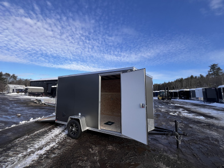 New 2026 US Cargo 6X12 + 2ft V nose/ Ramp Door / 6'6" interior/Polycore/ Ext. Tongue - 2990gvw