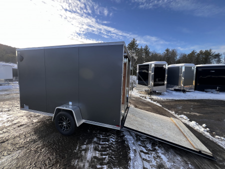 New 2026 US Cargo 6X12 + 2ft V nose/ Ramp Door / 6'6" interior/Polycore/ Ext. Tongue - 2990gvw