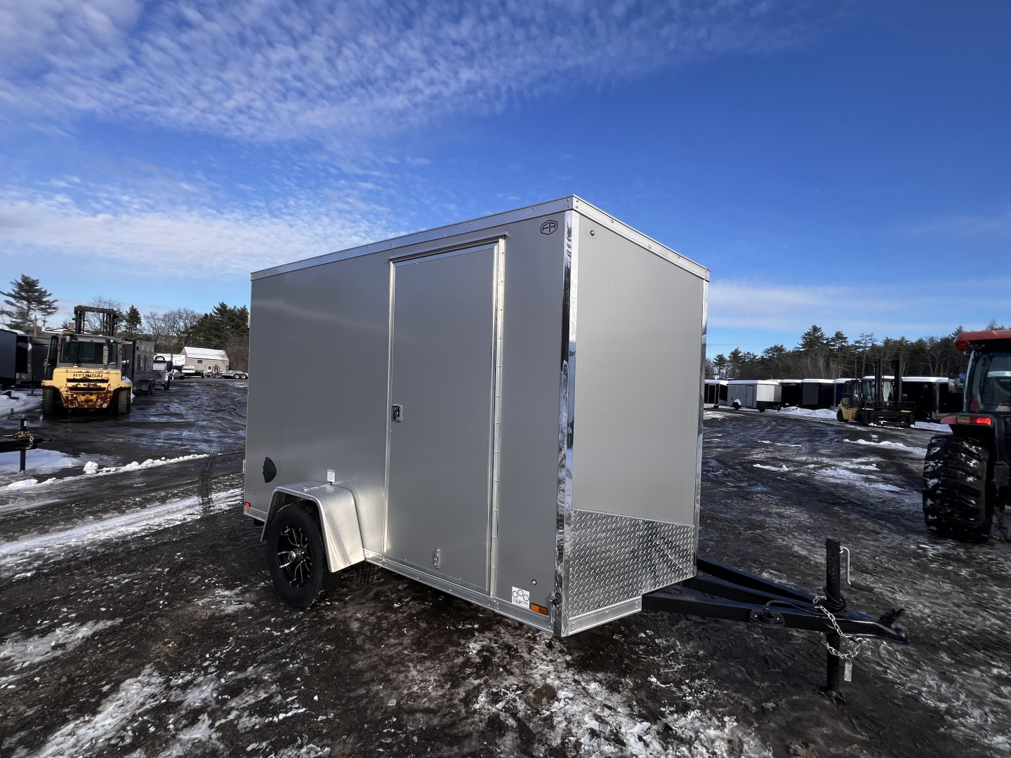 New 2026 US Cargo 6X10 + 2ft V nose/ Ramp Door / 6'6" interior/Polycore/ Ext. Tongue - 2990gvw