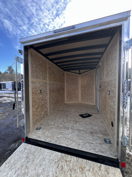 New 2026 US Cargo 6X10 + 2ft V nose/ Ramp Door / 6'6" interior/Polycore/ Ext. Tongue - 2990gvw