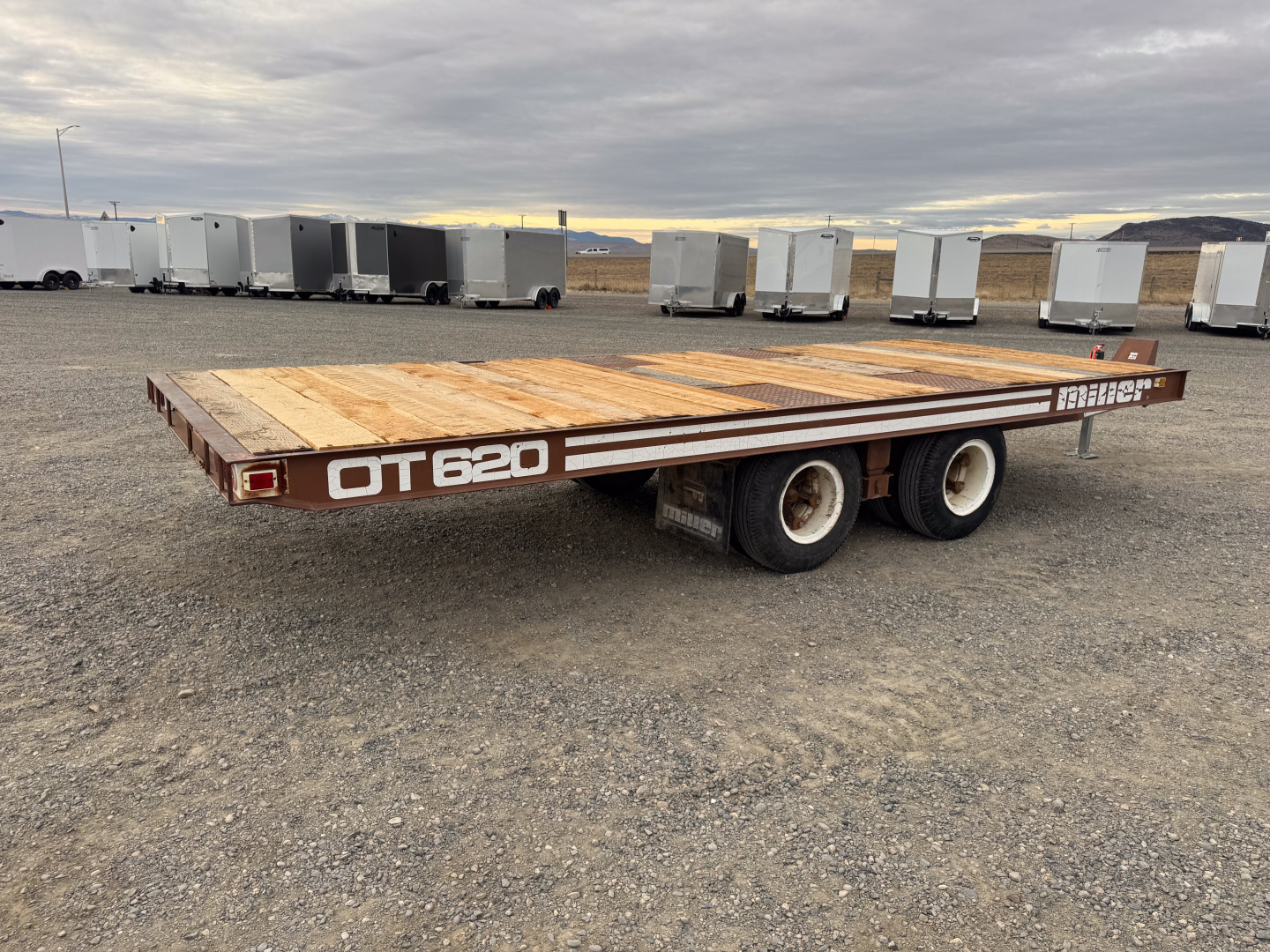 Used 1981 Miller Mfg 20' Equipment Trailer