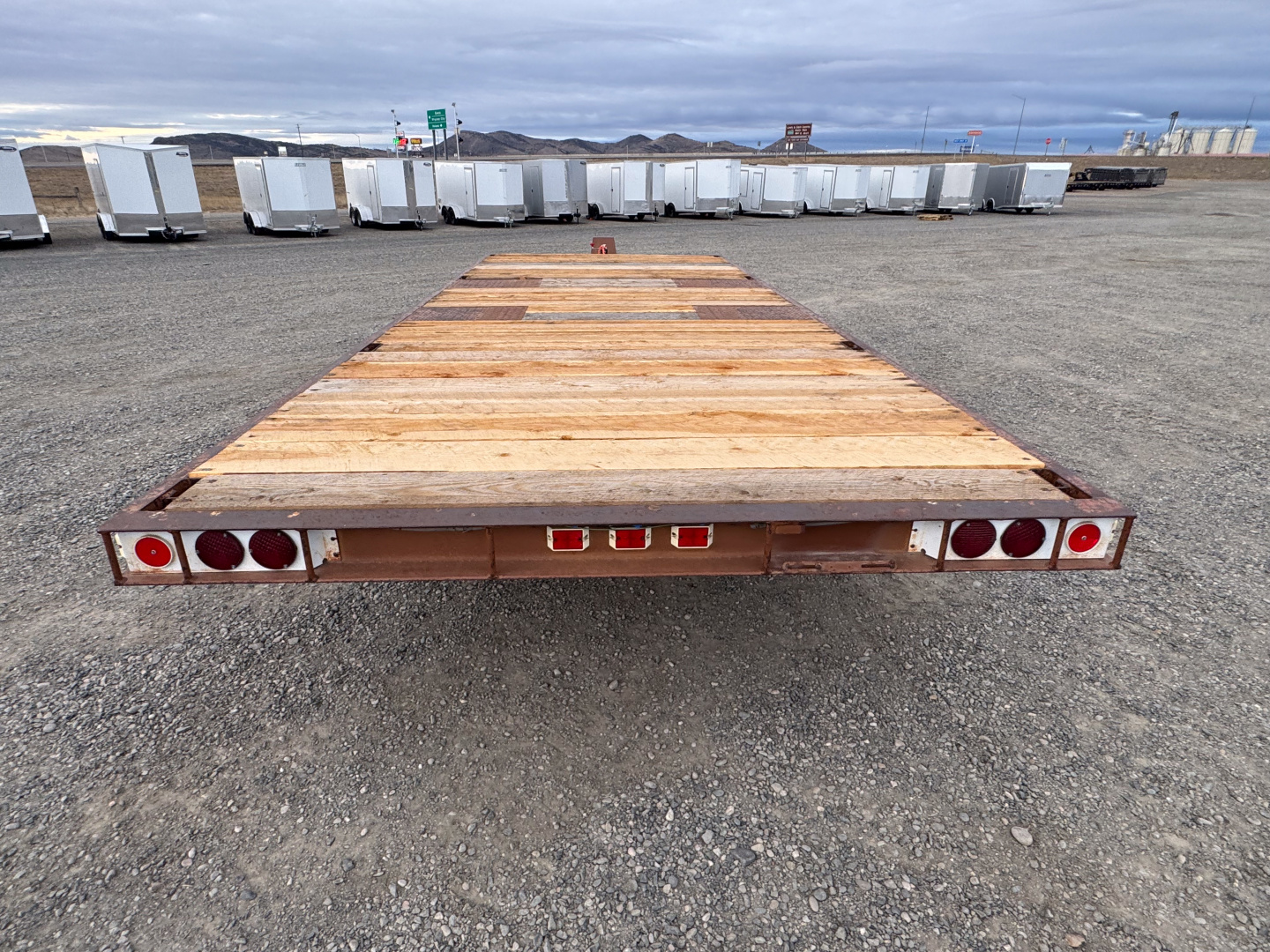 Used 1981 Miller Mfg 20' Equipment Trailer