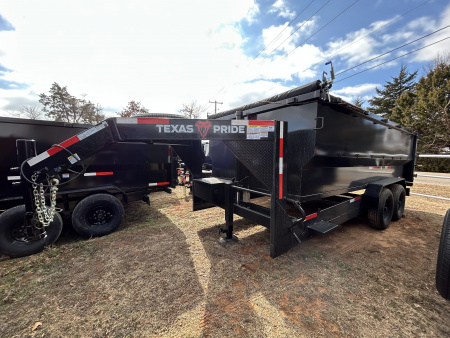 New 2026 Texas Pride Trailers GooseNeck 7x16x4 Dump Trailer - UPGRADES!!