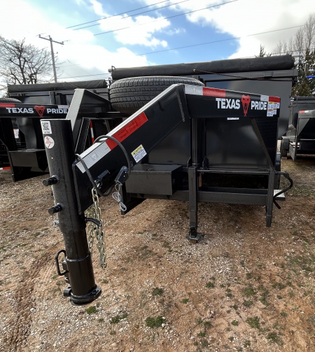 New 2026 Texas Pride Trailers GooseNeck 7x16x4 Dump Trailer-Upgrades!