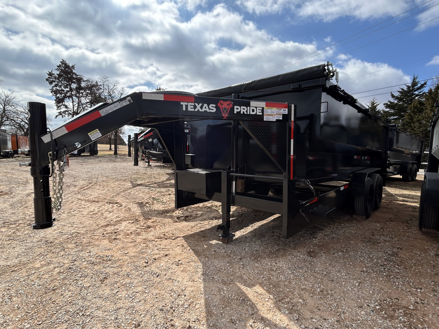 New 2026 Texas Pride Trailers GooseNeck 7x16x4 Dump Trailer-Upgrades!