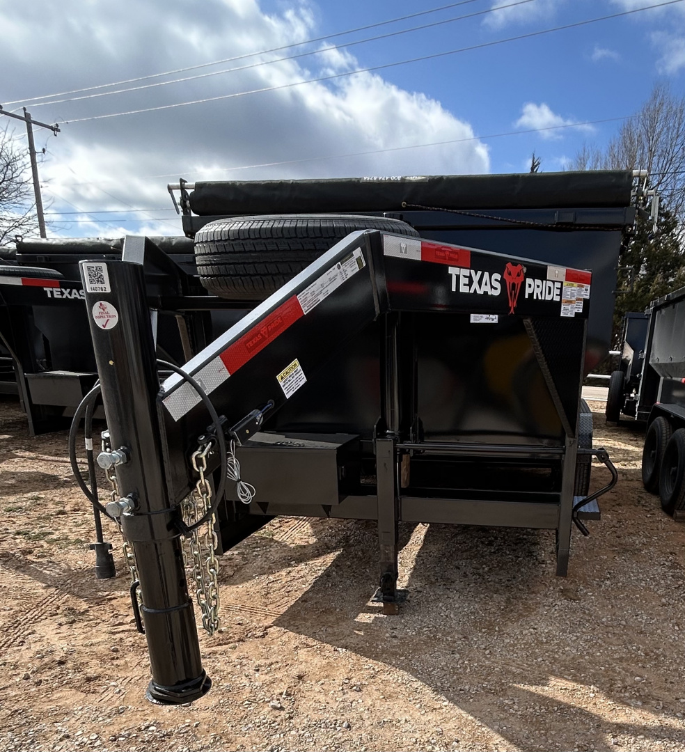 New 2026 Texas Pride Trailers GooseNeck 7x16x4 Dump Trailer-Upgrades!
