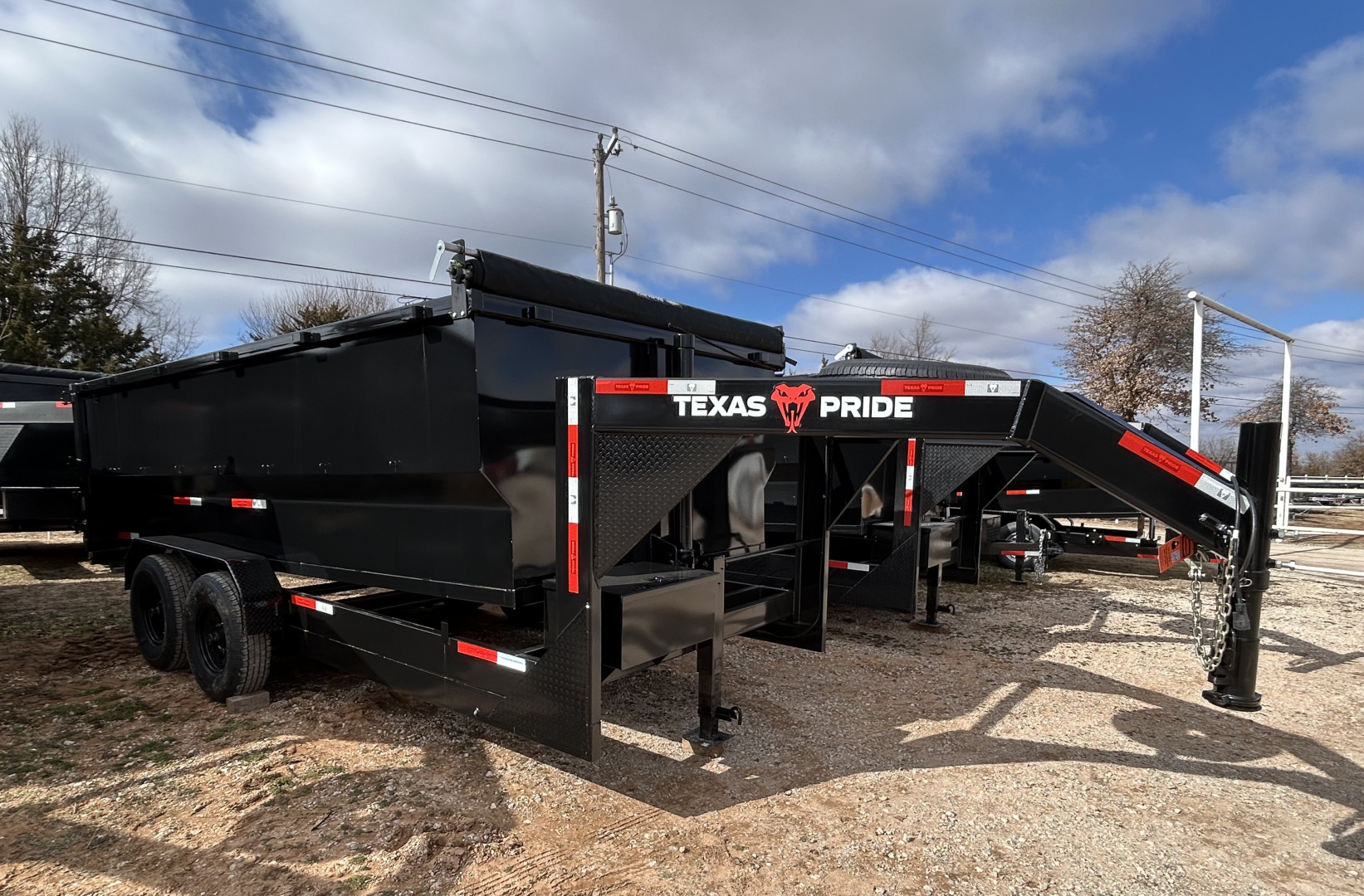 New 2026 Texas Pride Trailers GooseNeck 7x16x4 Dump Trailer-Upgrades!