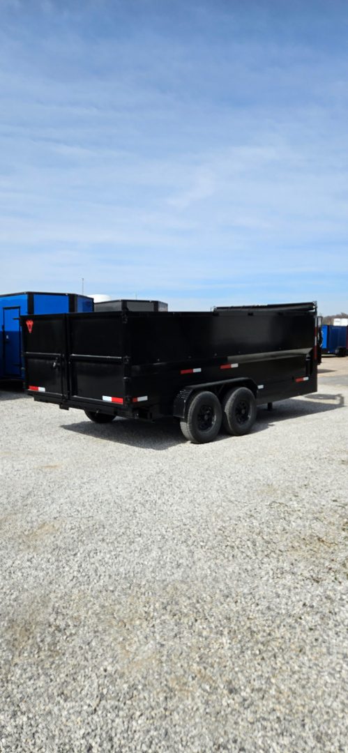 New 2026 Texas Pride Trailers Gooseneck 7x16x4 Tandem Axles Dump Trailer-Upgrades