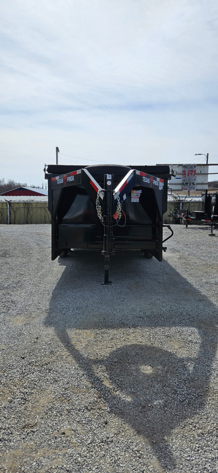 New 2026 Texas Pride Trailers Gooseneck 7x16x4 Tandem Axles Dump Trailer-Upgrades